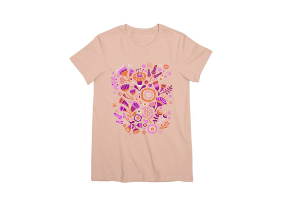 Magic Flowers t-shirt design