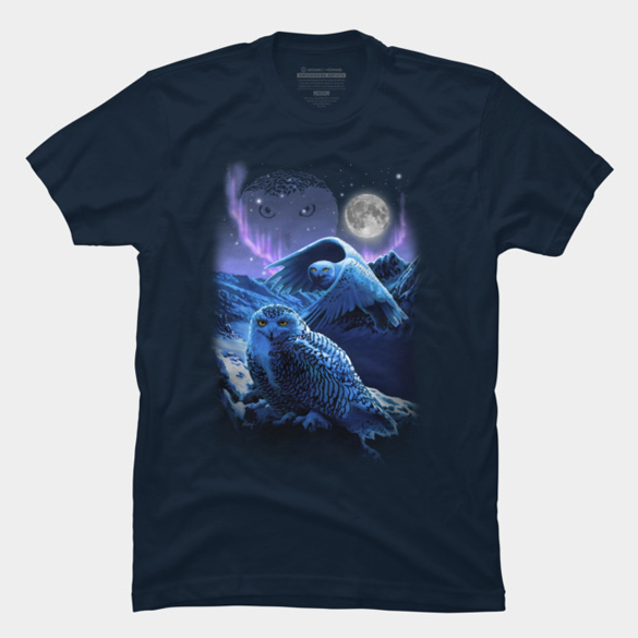 Majestic Snowy Owl t-shirt design
