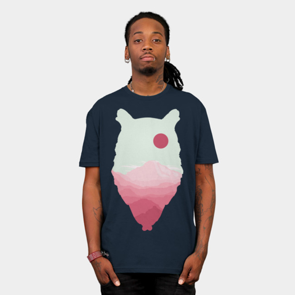 Owl Landscape t-shirt design