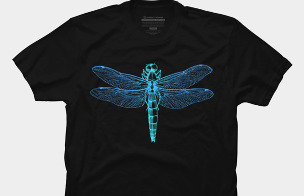 Vintage dragonfly t-shirt design - Fancy T-shirts