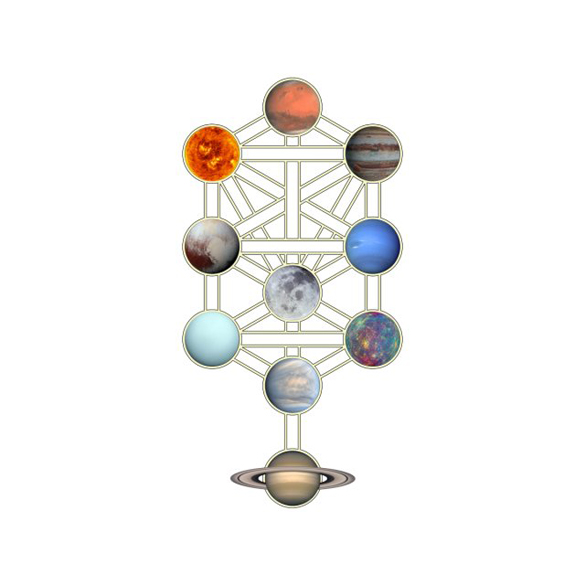 Planetary Tree of Life t-shirt design