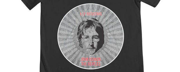 R.I.P. Rockstars John Lennon t-shirt design