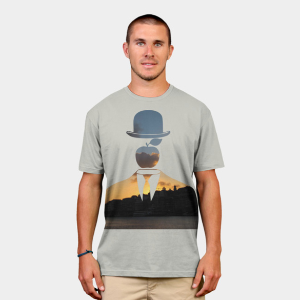 Magritte in the City: Porto (Portugal) t-shirt design
