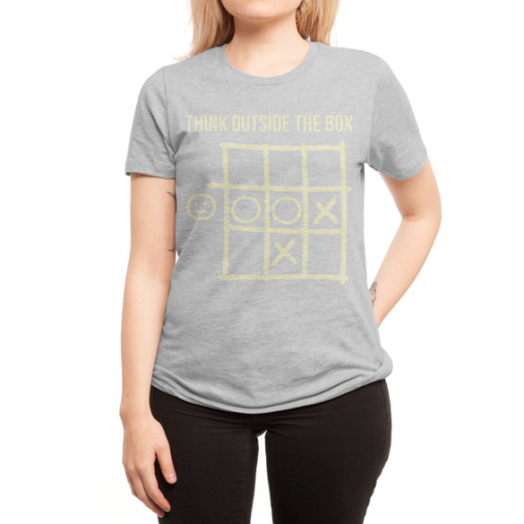 Think outside the box v.1 t-shirt design