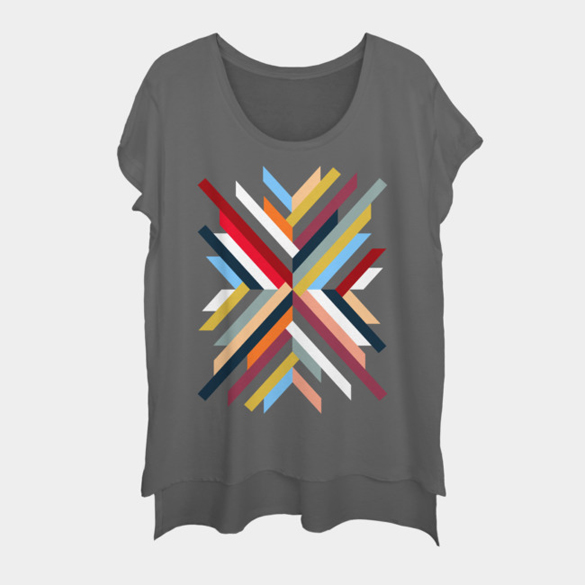 Abstract Geometric t-shirt design