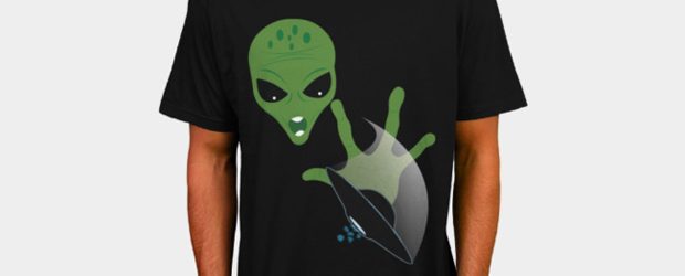 Alien Ufo t-shirt design