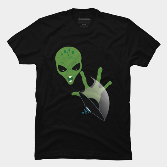 Alien Ufo t-shirt design