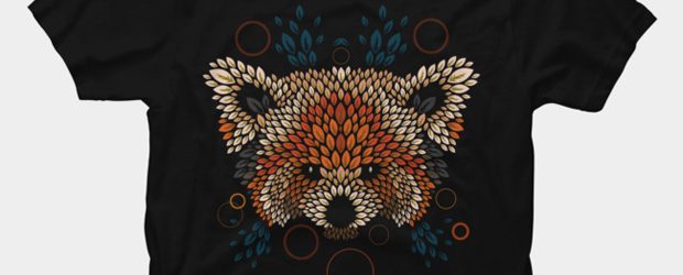 Red Panda Face t-shirt design