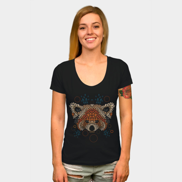Red Panda Face t-shirt design