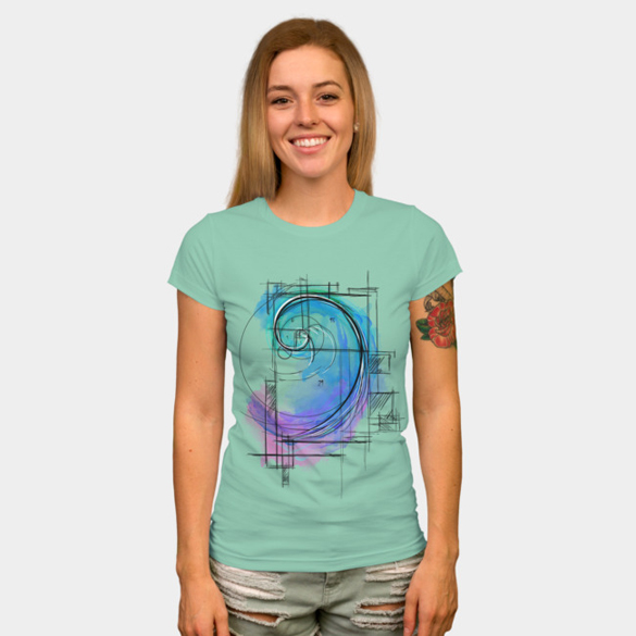 Fibonacci t-shirt design
