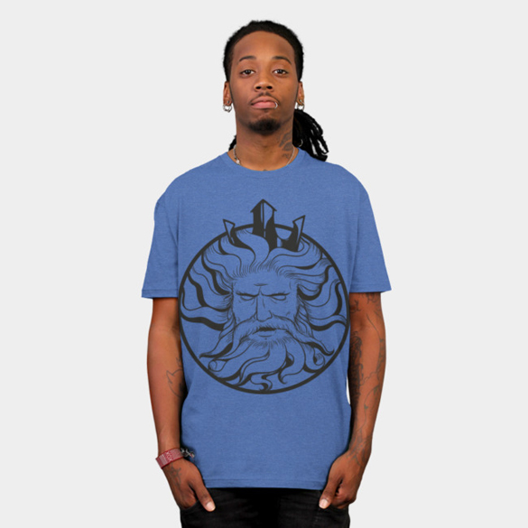Neptune logo t-shirt design