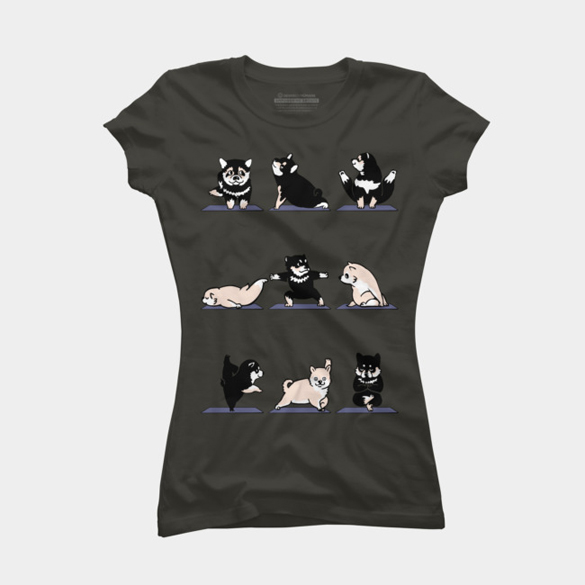 Shiba Yoga t-shirt design