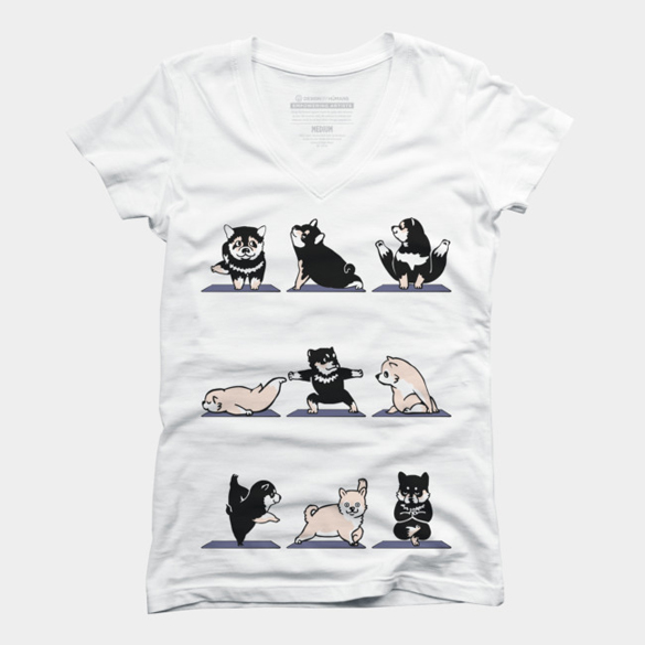 Shiba Yoga t-shirt design