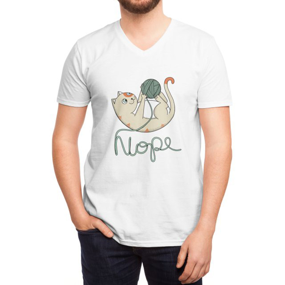 Cat nope t-shirt design