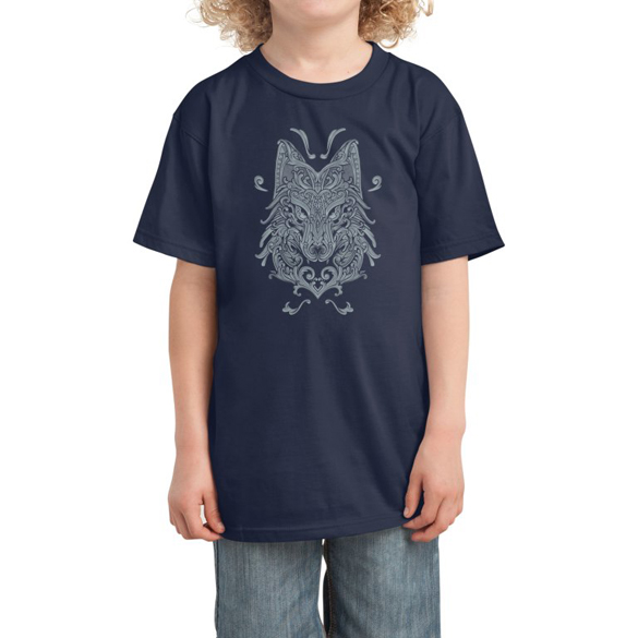 Ornate Wolf t-shirt design