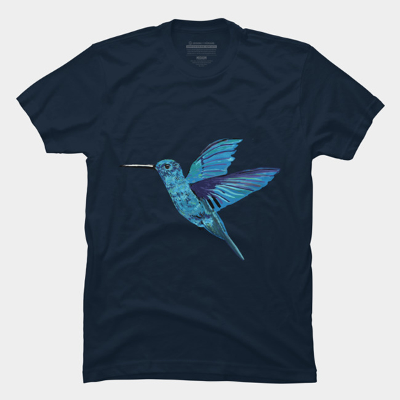 Blue Hummingbird t-shirt design
