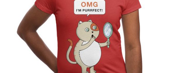 Cat purrfect t-shirt design