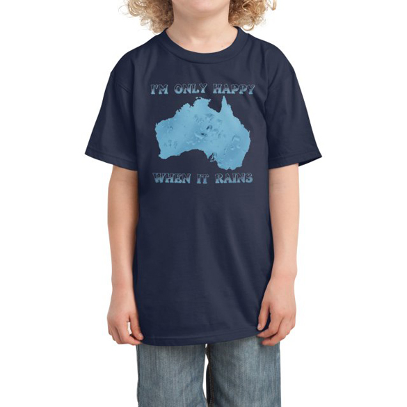 Save Australia - I'm Only Happy When It Rains t-shirt design