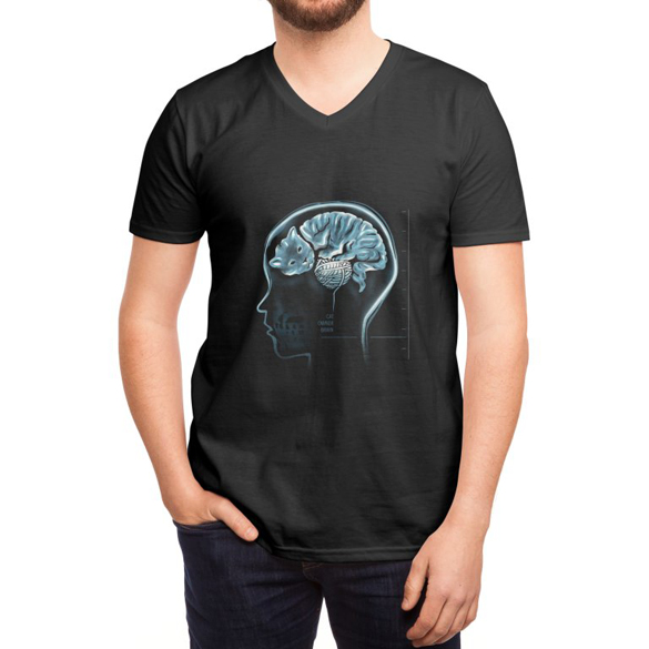 Cat Owner Brain t-shirt design