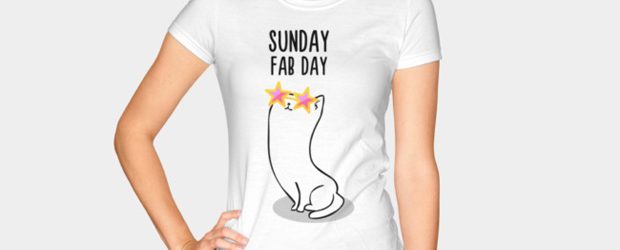 Sunday Fab Day t-shirt design