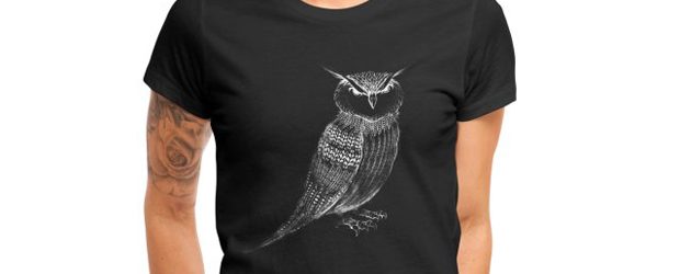 Tattooed Owl t-shirt design