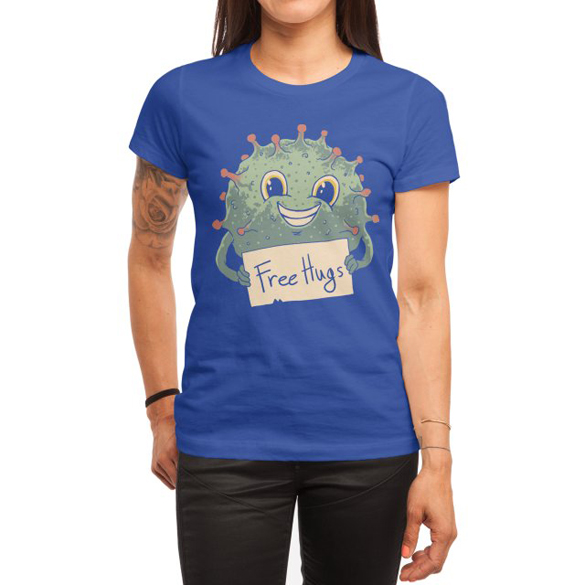Free Virus Hugs t-shirt design
