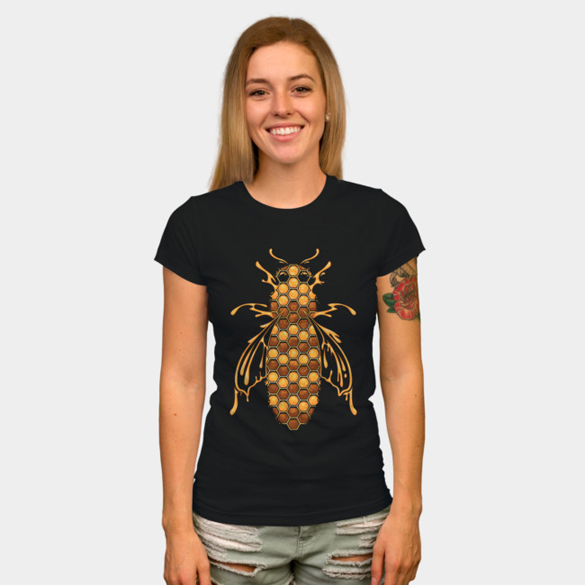 Honey Bee 2 t-shirt design