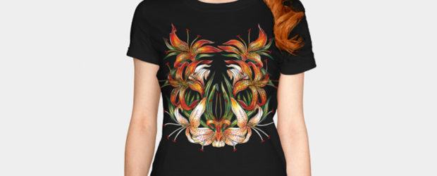 Tiger Lilies t-shirt design