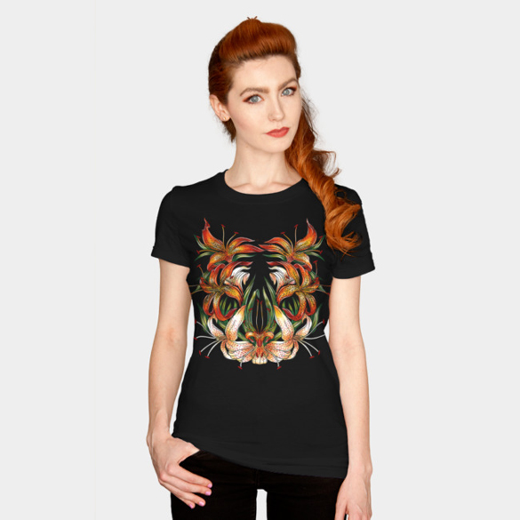 Tiger Lilies t-shirt design