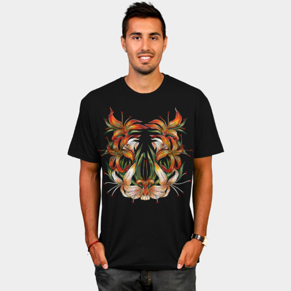 Tiger Lilies t-shirt design