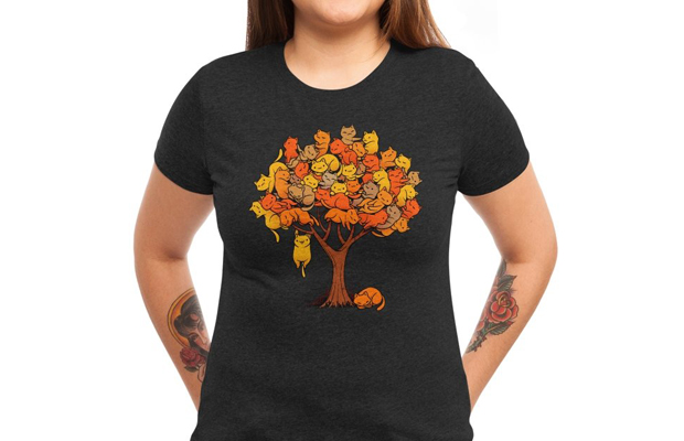Cat Tree t-shirt design - Fancy T-shirts