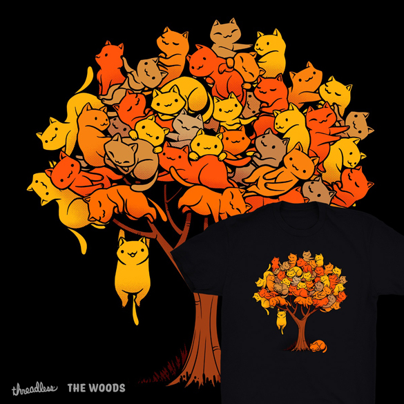 Cat Tree t-shirt design