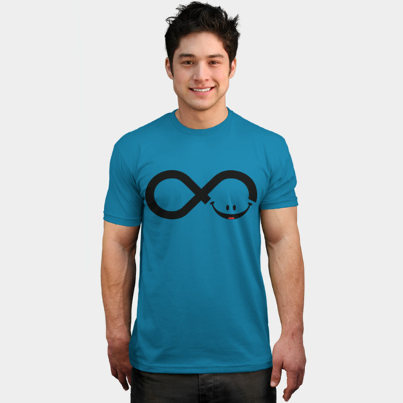 Infinity smile t-shirt design