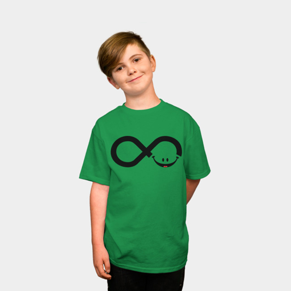 Infinity smile t-shirt design