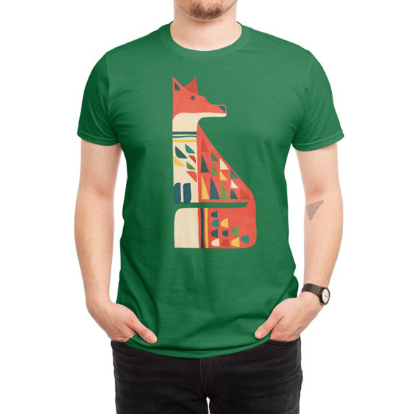 Mid-century fox t-shirt design