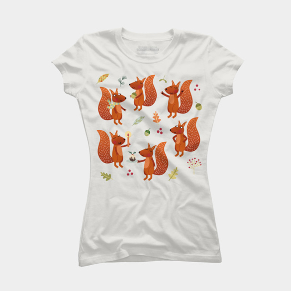 Squirrel Party t-shirt design