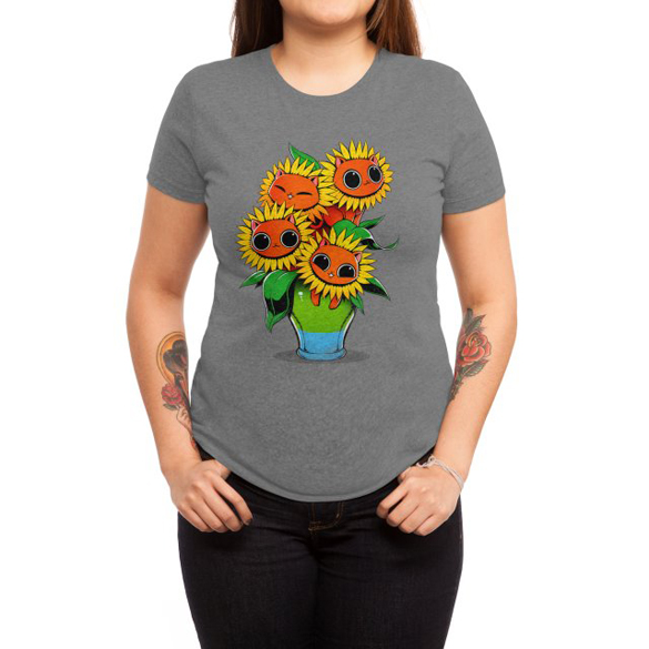 Sunflower Cat t-shirt design