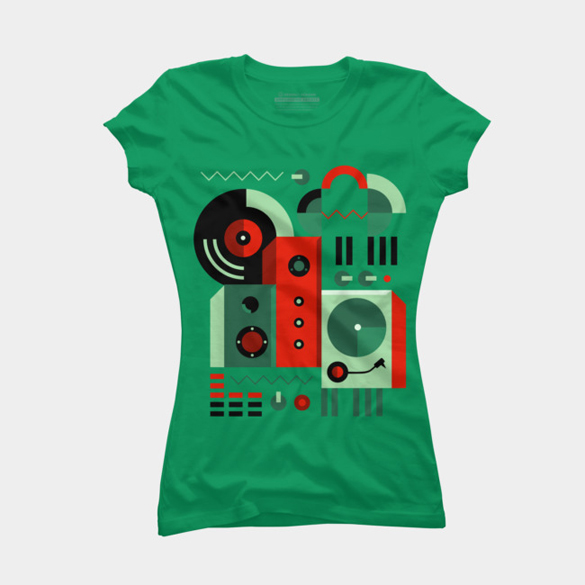 DJ t-shirt design