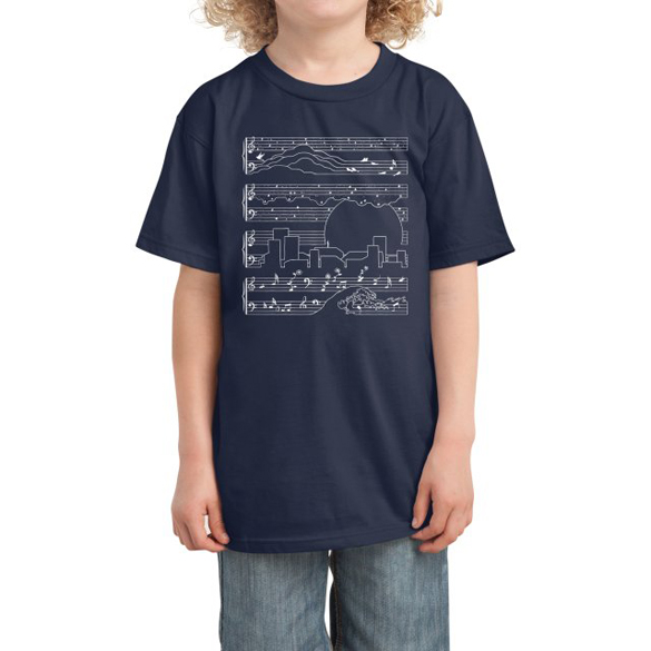 The Moonlight Sonata t-shirt design