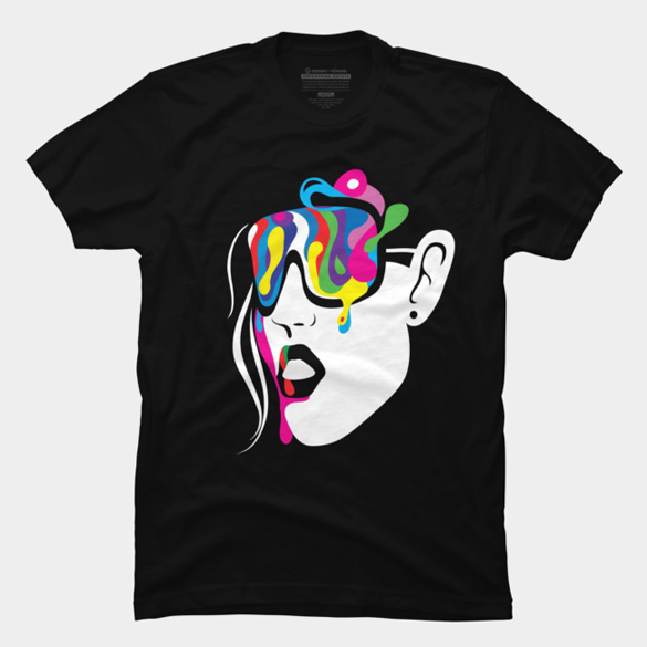 Abstract Vision t-shirt design