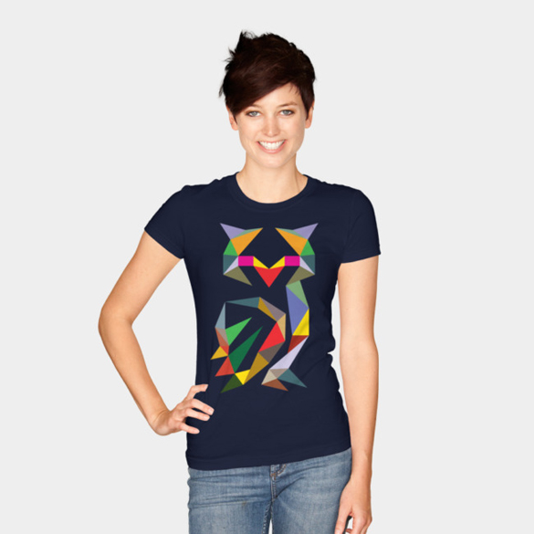 Geometric Owl t-shirt design