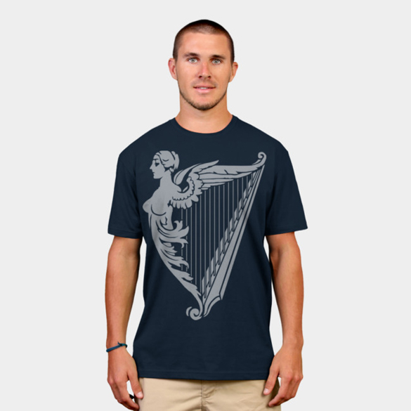 Irish Harp Heraldry t-shirt design