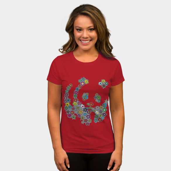 Panda Flourish t-shirt design