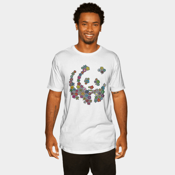Panda Flourish t-shirt design