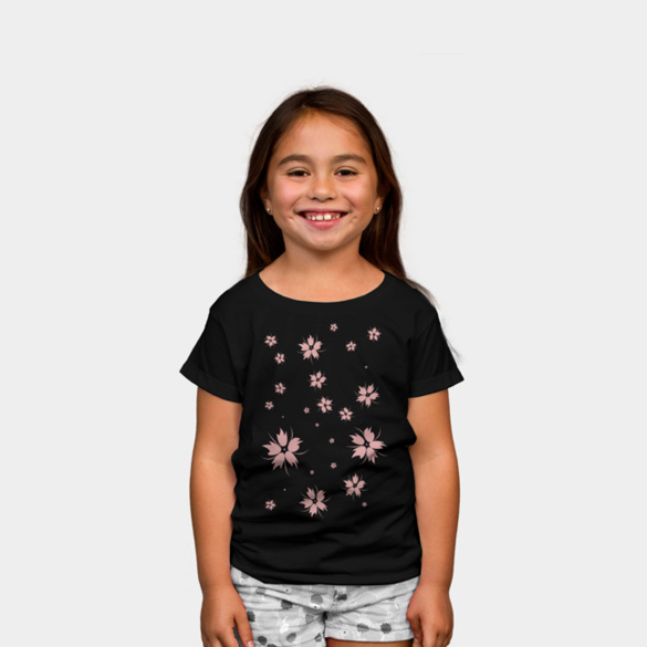 Pink Flower t-shirt design