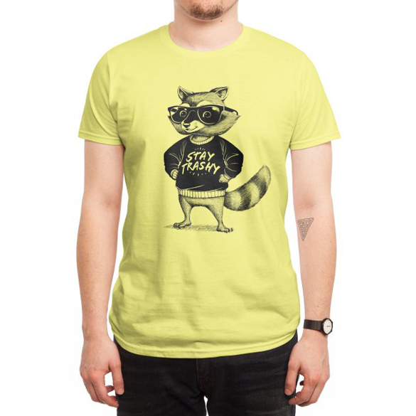 Stay Trashy Raccoon t-shirt design