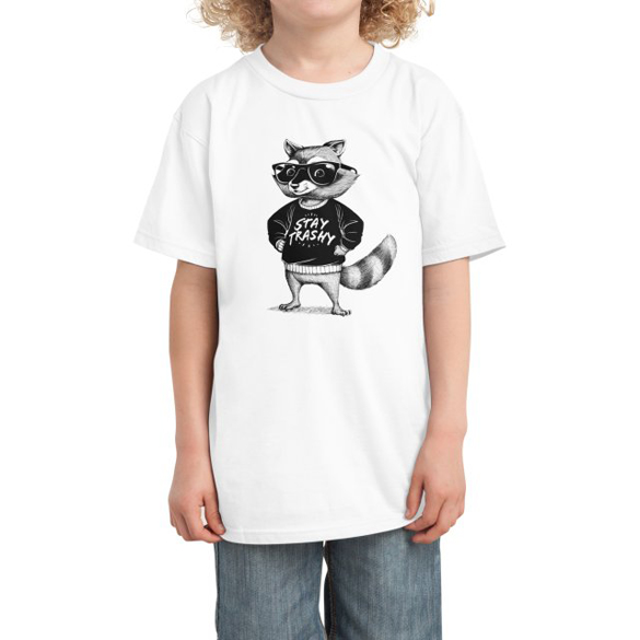 Stay Trashy Raccoon t-shirt design