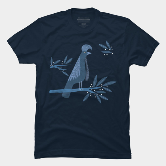 Umbrella Bird t-shirt design