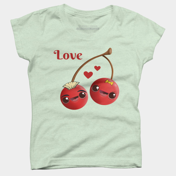 Kawaii Cherries t-shirt design