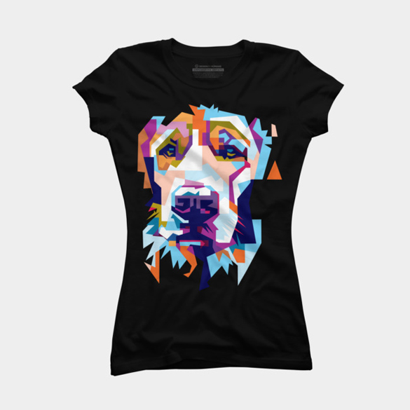 Pop Art dog t-shirt design